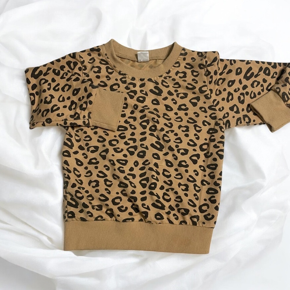 Amazon Kids Leopard Print Matching Set - Brown - Picture 2 of 12